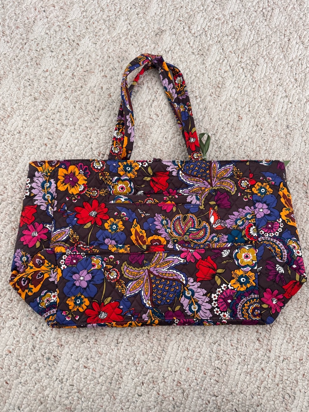 Vera Bradley Hathaway Tote in Colorful Bouquet